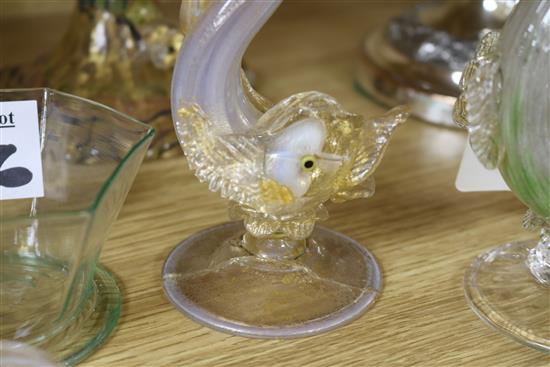 A group of 19th century Murano glass by Salviati